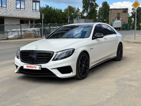 2014 Mercedes-Benz S-Класс AMG 63 AMG Long III (W222, C217), белый, 4940000 рублей, вид 2