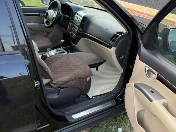 2011 Hyundai Santa Fe II Рестайлинг, чёрный, 1300000 рублей - вид 7
