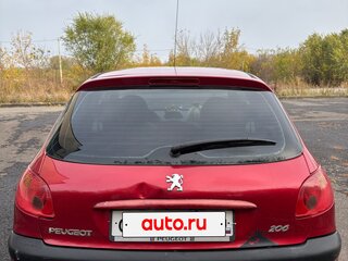 2004 Peugeot 206, красный, 250000 рублей, вид 5