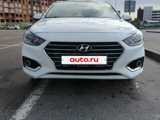 2019 Hyundai Solaris II, белый, 1650000 рублей, вид 2