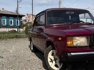 2002 Lada (ВАЗ) 2107, красный, 140000 рублей, вид 4