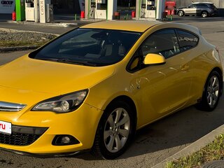 2012 Opel Astra GTC J Рестайлинг, жёлтый, 660000 рублей, вид 2