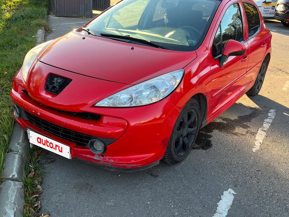 2007 Peugeot 207 I, красный, 270000 рублей - вид 1