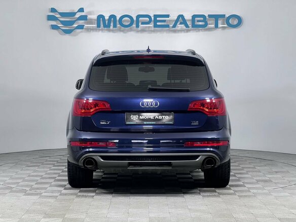 2012 Audi Q7 I (4L) Рестайлинг, синий, 1750000 рублей - вид 5