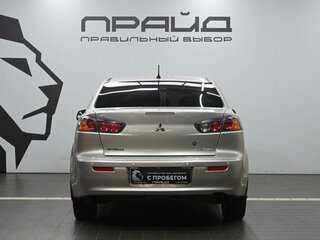2012 Mitsubishi Lancer X Рестайлинг, серебристый, 919900 рублей, вид 4