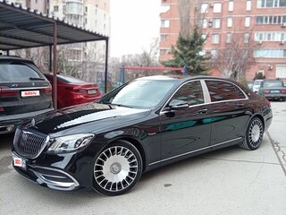 2018 Mercedes-Benz Maybach S-Класс 450 I (X222) Рестайлинг, чёрный, 5800000 рублей, вид 2