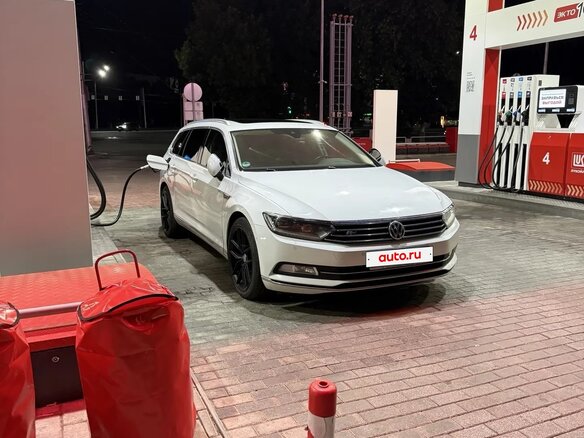 2019 Volkswagen Passat DSG7 B8, белый - вид 5