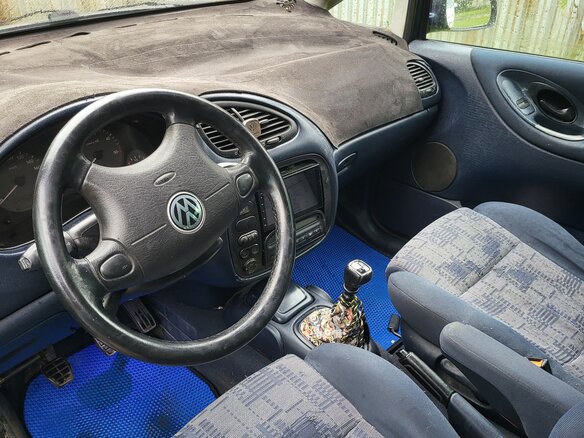 1999 Volkswagen Sharan I, синий, 560000 рублей - вид 5