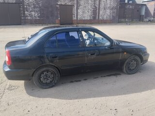 2008 Hyundai Accent ТагАЗ II, чёрный, 269000 рублей, вид 3