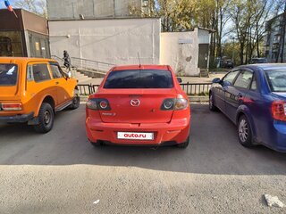 2007 Mazda 3 I (BK) Рестайлинг, красный, 270000 рублей, вид 3