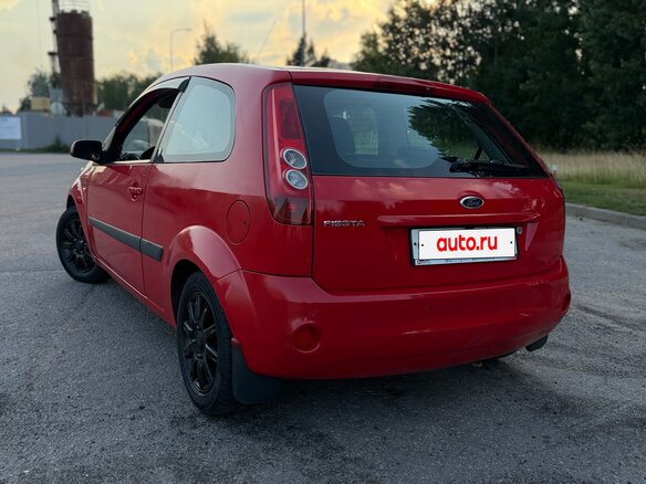 2007 Ford Fiesta Mk5, красный, 369000 рублей - вид 7