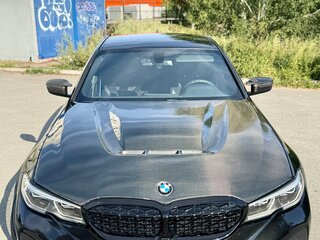 2019 BMW 3 серии 320d VII (G2x), чёрный, 3700000 рублей, вид 4