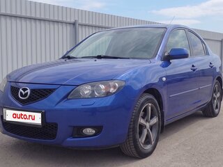 2008 Mazda 3 5-speed I (BK) Рестайлинг, синий, 700000 рублей, вид 1