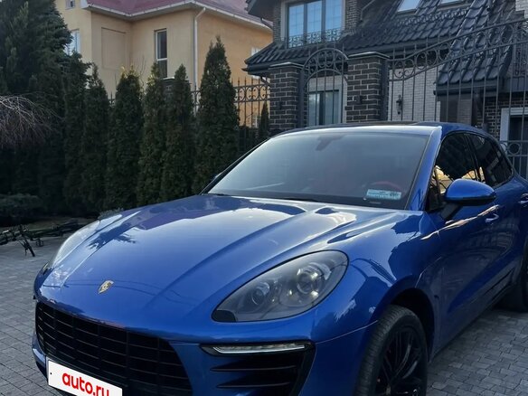 2015 Porsche Macan S I, синий