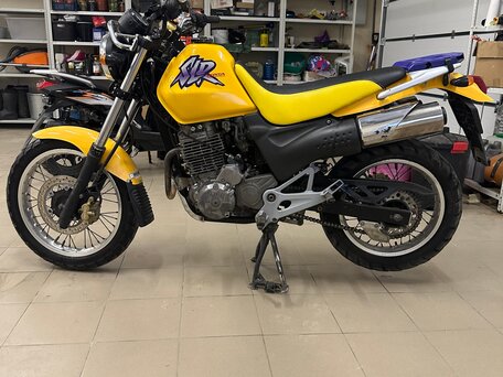 1996 Honda SLR 650, жёлтый, 310000 рублей, вид 2