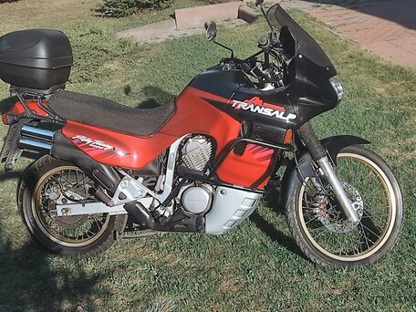 1995 Honda XL600V Transalp, пурпурный, 345000 рублей, вид 1