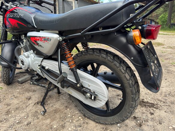 2016 Bajaj Boxer BM 150X, чёрный, 100000 рублей - вид 7