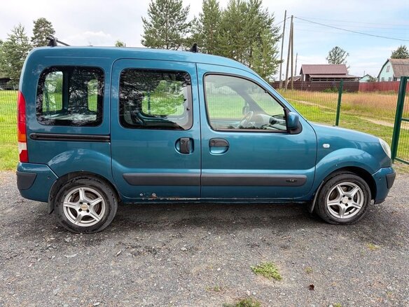 2008 Renault Kangoo I Рестайлинг, синий, 380000 рублей - вид 3