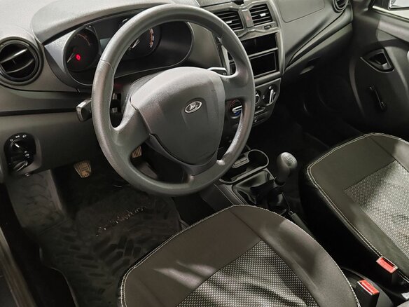 2021 Lada (ВАЗ) Granta I Рестайлинг, серый, 650000 рублей - вид 11