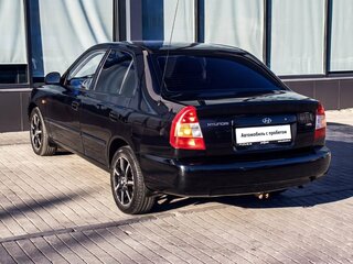 2008 Hyundai Accent ТагАЗ II, чёрный, 338000 рублей, вид 3