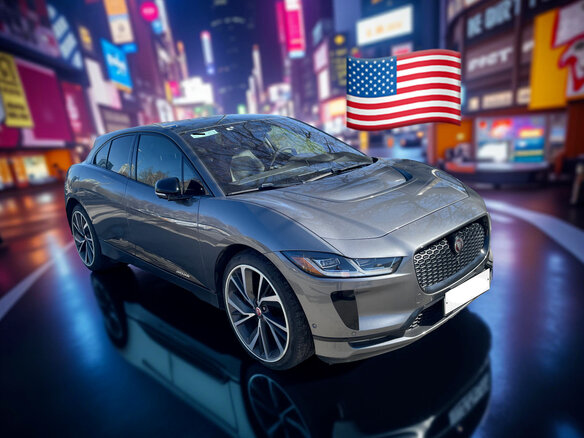 2019 Jaguar I-Pace I, серый - вид 3