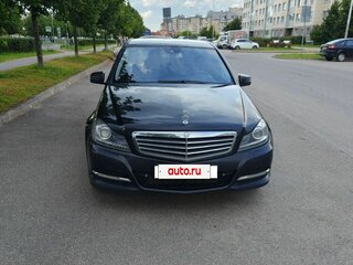 2011 Mercedes-Benz C-Класс 180 BlueEFFICIENCY III (W204) Рестайлинг, чёрный, 1000000 рублей, вид 2
