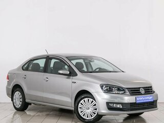 2018 Volkswagen Polo V Рестайлинг, серебристый, 1229000 рублей, вид 1
