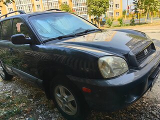 2004 Hyundai Santa Fe I, чёрный, 395000 рублей, вид 5