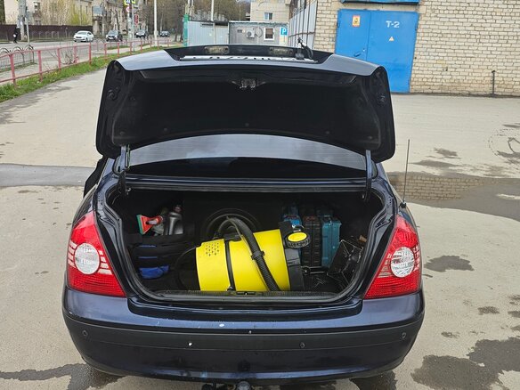 2003 Hyundai Elantra III (XD2) Рестайлинг, синий, 210000 рублей - вид 4