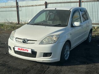 2007 Mazda Demio II (DY), белый, 479000 рублей, вид 1