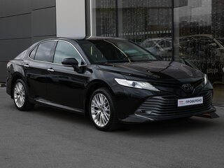 2018 Toyota Camry VIII (XV70), чёрный, 2998000 рублей, вид 3