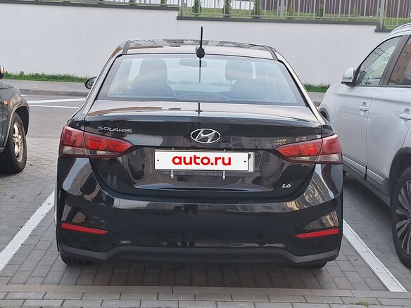 2018 Hyundai Solaris II, чёрный, 1150000 рублей