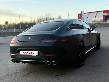2021 Mercedes-Benz AMG GT 4-Door Coupe 43 I, чёрный, 7395000 рублей, вид 3
