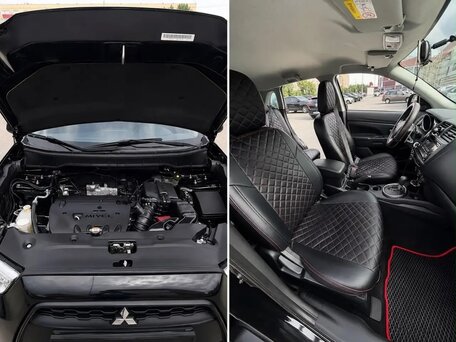 2014 Mitsubishi ASX I Рестайлинг, чёрный, 920000 рублей, вид 2