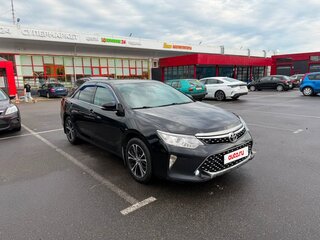 2016 Toyota Camry VII (XV50) Рестайлинг, чёрный, 1250000 рублей, вид 5