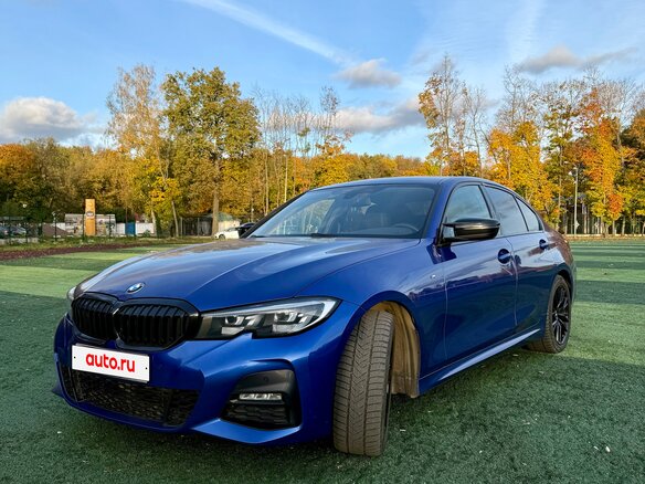 2021 BMW 3 серии 320d xDrive VII (G2x), синий, 3720000 рублей - вид 1