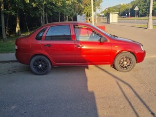 2006 Lada (ВАЗ) Kalina I, красный, 135000 рублей, вид 3