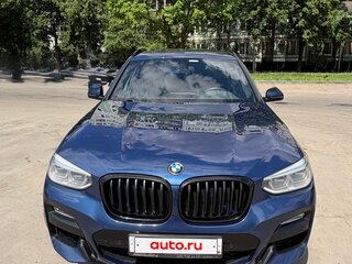 2018 BMW X3 30i xDrive III (G01), синий, 4300000 рублей, вид 4