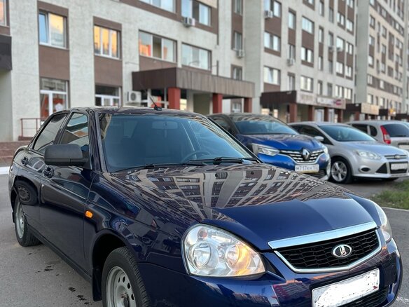 2012 Lada (ВАЗ) Priora I, синий, 430000 рублей - вид 1