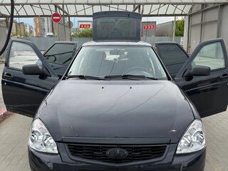 2008 Lada (ВАЗ) Priora I, чёрный, 185000 рублей, вид 1
