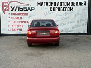 2005 Hyundai Accent ТагАЗ II, красный, 485000 рублей, вид 5