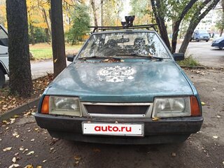 1997 Lada (ВАЗ) 21099, зелёный, 80000 рублей, вид 1