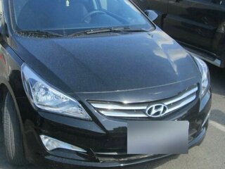 2015 Hyundai Solaris I Рестайлинг, чёрный, 910000 рублей, вид 2