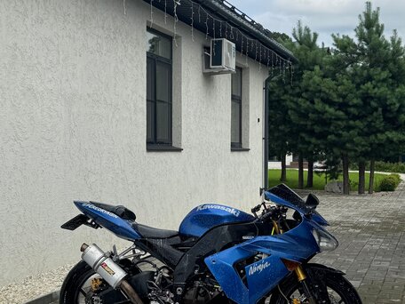 2004 Kawasaki ZX-10R Ninja, синий, 500000 рублей, вид 3
