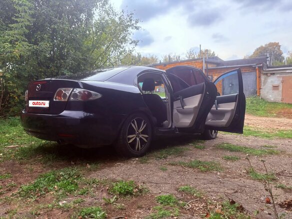 2005 Mazda 6 I (GG) Рестайлинг, чёрный, 275000 рублей - вид 5