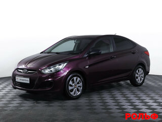 2011 Hyundai Solaris I, фиолетовый, 760000 рублей, вид 1