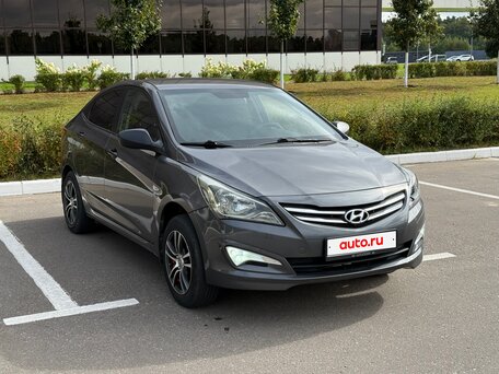 2015 Hyundai Solaris I Рестайлинг, серый, 890000 рублей, вид 3