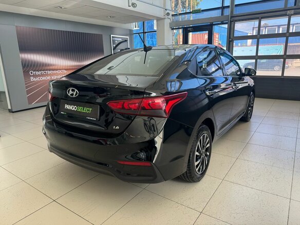 2019 Hyundai Solaris II, чёрный - вид 3