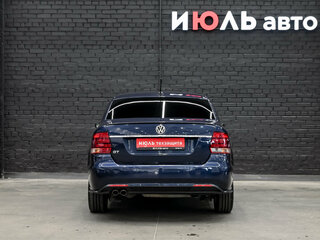 2017 Volkswagen Polo V Рестайлинг, синий, 1350000 рублей, вид 5