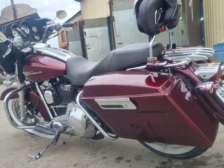 2006 Harley-Davidson Street Glide, пурпурный, 670000 рублей, вид 4